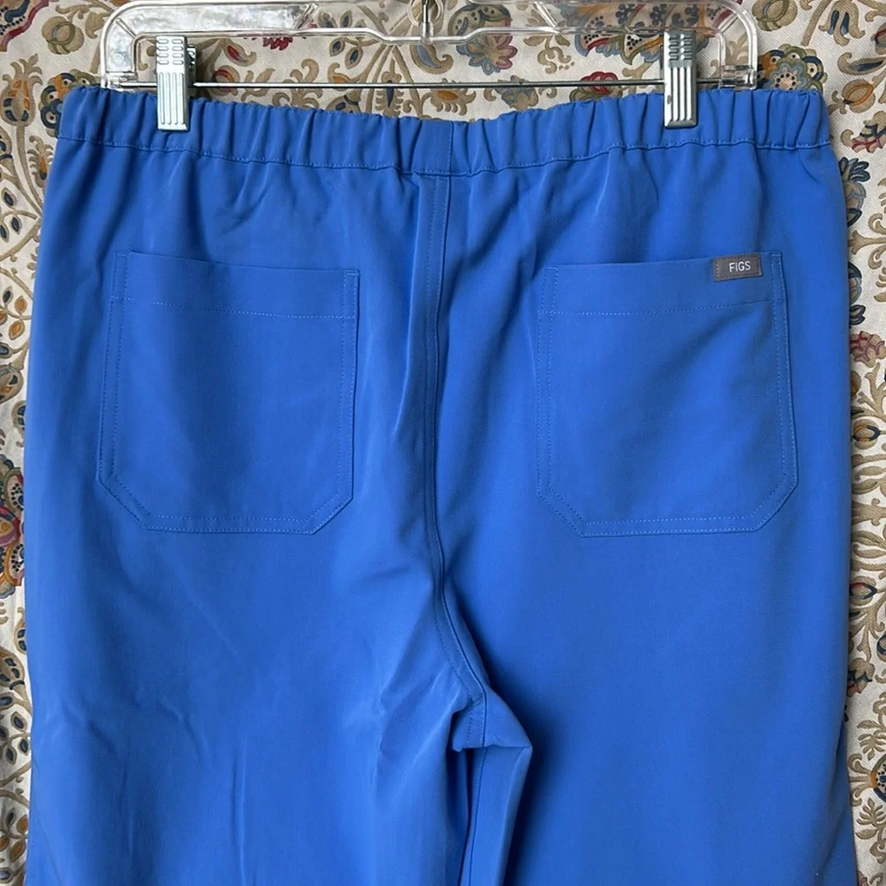 NWT Figs Men’s Pisco Basic Scrub Pants‎ Technical Collection w/Pockets Blue M